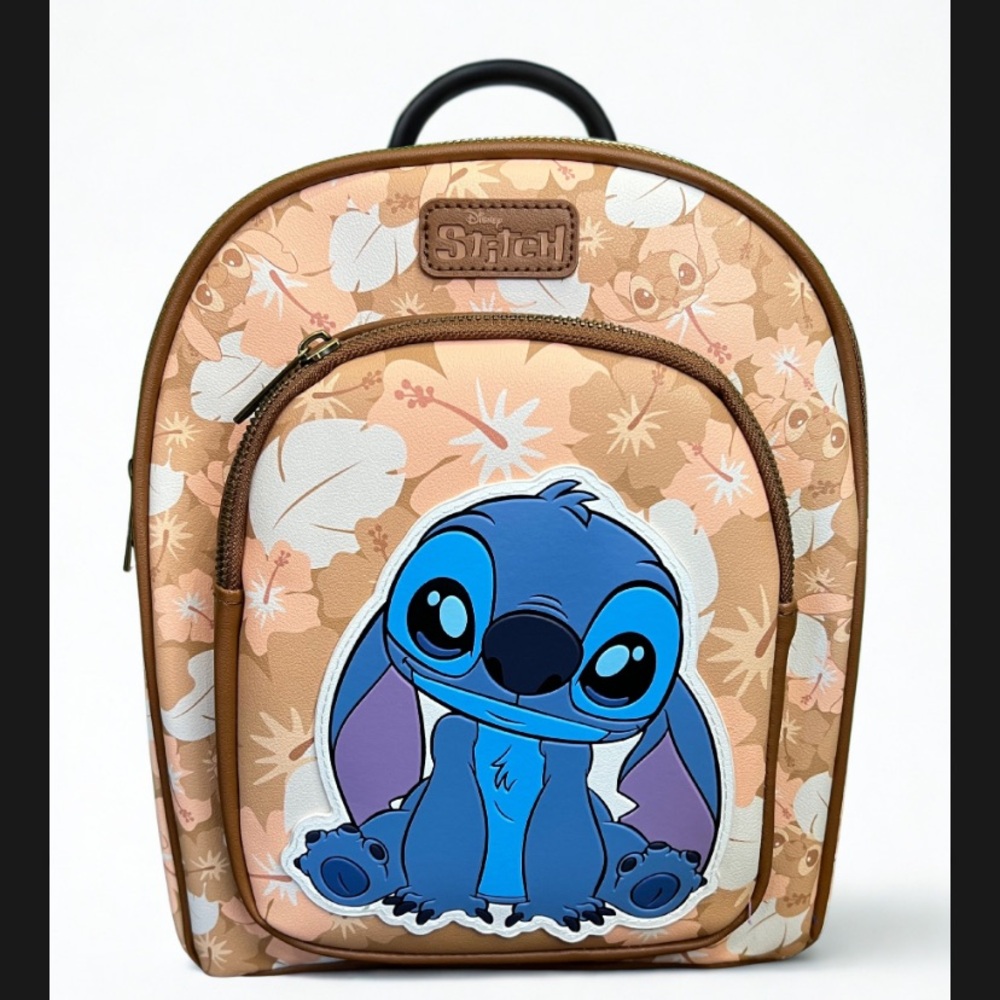 Disney Stitch Floral Mini Backpack – NWT